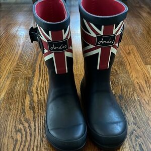Joules Navy Union Jack Rain Boots